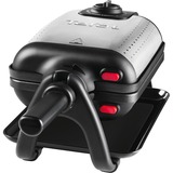 Tefal King Size Waffeleisen WM756D schwarz/silber, 1.200 Watt