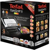 Tefal OptiGrill+ GC712D34, Kontaktgrill silber/schwarz, 2.000 Watt