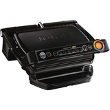 Tefal OptiGrill+ Snacking & Baking GC7148, Kontaktgrill schwarz, 2.000 Watt, mit Backschale