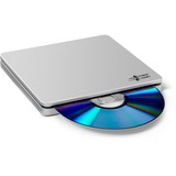 Hitachi-LG Data Storage GP70NS50 SLIM, externer DVD-Brenner silber, extern, USB 2.0, 5,25"