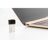 Transcend JetFlash 890 128 GB, USB-Stick silber