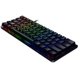 Razer Huntsman Mini, Gaming-Tastatur schwarz, DE-Layout, Razer Clicky Optical (Purple)