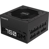 GIGABYTE GP-P750GM, PC-Netzteil schwarz, 4x PCIe, Kabel-Management, 750 Watt