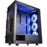 Thermaltake Versa J25 TG RGB, Tower-Gehäuse schwarz, Tempered Glass