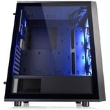 Thermaltake Versa J25 TG RGB, Tower-Gehäuse schwarz, Tempered Glass