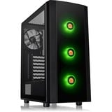 Thermaltake Versa J25 TG RGB, Tower-Gehäuse schwarz, Tempered Glass