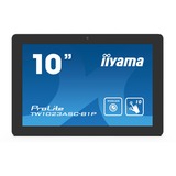 iiyama Prolite TW1023ASC-B1P, LED-Monitor 25.5 cm (10.1 Zoll), schwarz, WXGA, TN, Touchscreen, Webcam