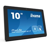 iiyama Prolite TW1023ASC-B1P, LED-Monitor 25.5 cm (10.1 Zoll), schwarz, WXGA, TN, Touchscreen, Webcam