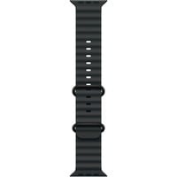 Apple 49 mm Ocean Armband, Uhrenarmband schwarz