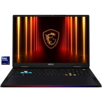 MSI Raider 18 HX AI A2XWJG-074, Gaming-Notebook schwarz, Intel® Core™ Ultra 9 285HX, NVIDIA GeForce RTX 5090, 64 GB DDR5, 4 TB (2 TB SSD & 2 TB SSD), Windows 11 Home 64-Bit