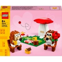 LEGO 40711 Iconic Igel und ihr Picknick-Date, Konstruktionsspielzeug 