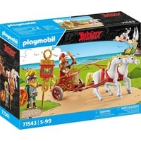 PLAYMOBIL 71543 Asterix Römischer Streitwagen, Konstruktionsspielzeug 