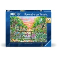 Ravensburger Puzzle Verträumte Fahrräder in Amsterdam 1000 Teile