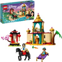 LEGO 43208 Disney Princess Jasmins und Mulans Abenteuer, Konstruktionsspielzeug 