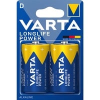 VARTA Longlife Power D, Batterie 2 Stück, D