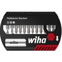 Wiha Bit-Satz FlipSelector Standard, 13-teilig schwarz/rot, PH / PZ / SL