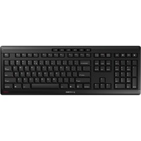 CHERRY STREAM KEYBOARD WIRELESS, Tastatur schwarz, EU-Layout (QWERTY), Cherry SX-Scherentechnologie