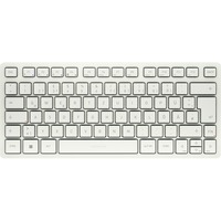 CHERRY KW 7100 Mini BT for Mac, Tastatur weiß/silber, DE-Layout, Cherry SX-Scherentechnologie