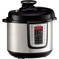 Tefal Multikocher Fast & Delicious CY505E edelstahl/schwarz, 1.200 Watt, 6 Liter