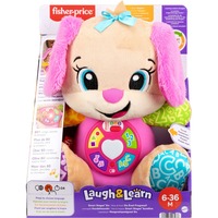 Fisher-Price Lernspaß Hundefreundin, Kuscheltier pink/hellbraun