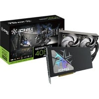 INNO3D GeForce RTX 4080 SUPER ICHILL BLACK, Grafikkarte DLSS 3, 3x DisplayPort, 1x HDMI 2.1