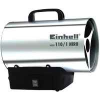 Einhell Heißluftgebläse HGG 110/1 Niro (DE/AT) edelstahl/schwarz, 10 kW