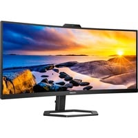 Philips 34E1C5600HE/00, LED-Monitor 86.36 cm (34 Zoll), schwarz, DisplayPort, HDMI, Adaptive-Sync, USB-C, Curved, Webcam, 100Hz Panel