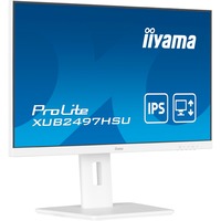 iiyama ProLite XUB2497HSU-W2, LED-Monitor 60.5 cm (23.8 Zoll), weiß (matt), FullHD, IPS, USB-Hub, 100Hz Panel