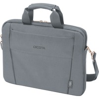 DICOTA Slim Eco BASE, Notebooktasche grau, bis 35,8 cm (14,1")