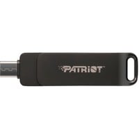 Patriot Rage R550 64GB, USB-Stick schwarz, USB-A und USB-C 3.2 Gen 1