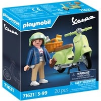 PLAYMOBIL 71621 1969 Vespa 150 Sprint Veloce, hellgrün, Konstruktionsspielzeug 