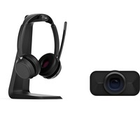 EPOS IMPACT 1061T Bundle, Headset Stereo, Kopfbügel, Bluetooth, Ladestation, inkl. EXPAND Vision 1 Webcam