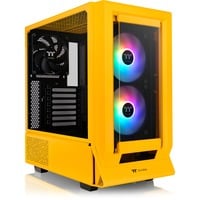 Thermaltake Ceres 350 MX , Tower-Gehäuse dunkelgelb, Tempered Glass x 2