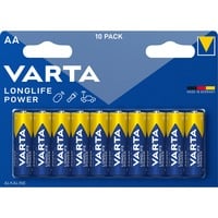 VARTA Longlife Power, Batterie 10 Stück, AA