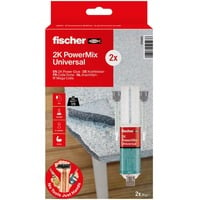 fischer GOW Kraftkleber Multipack 25ml, 2 Stück transparent