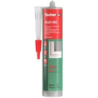 fischer Bauklebstoff Multi MS 290ml, Dichtmasse weiß, 290ml