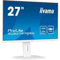 iiyama ProLite XUB2797QSN-W1, LED-Monitor 68.5 cm (27 Zoll), weiß (matt), WQHD, IPS, Adaptive Sync, USB-C Dock, RJ 45, 100Hz Panel