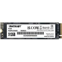 Patriot P320 512 GB, SSD PCIe 3.0 x4, NVMe 1.3, M.2 2280