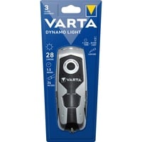 VARTA Dynamo Light, Taschenlampe silber/schwarz