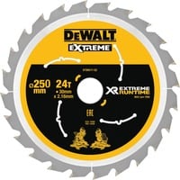 DEWALT Kreissägeblatt XR EXTREME RUNTIME DT99571, Ø 250mm, 24Z Bohrung 30mm, für Akku-Paneelsägen