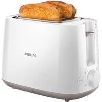 Philips Daily Collection Toaster HD2581/00 weiß, 900 Watt, für 2 Scheiben Toast