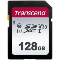 Transcend 300S 128 GB SDXC, Speicherkarte UHS-I U3, Class 10, V30