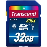 Transcend Secure Digital SDHC UHS-I 32 GB, Speicherkarte blau, UHS-I U1, Class 10