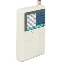 DeLOCK Kabeltester RJ45 / RJ12 / BNC / USB  weiß