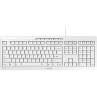 CHERRY STREAM KEYBOARD, Tastatur weiß/grau, US-Layout, Cherry SX-Scherentechnologie