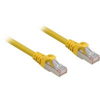 Sharkoon Patchkabel RJ45 Cat.6a SFTP gelb, 1,5 Meter, LSOH (Halogenfrei)