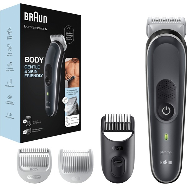 Braun BodyGroomer 5 BG5340, schwarz/weiß Haarschneider