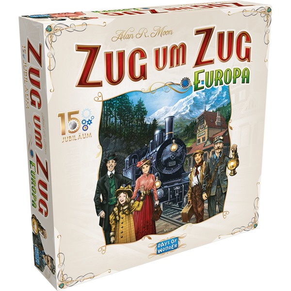Asmodee Zug Um Zug Europa 15 Jahre Edition Brettspiel