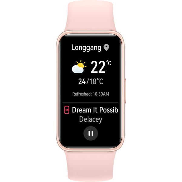 8 Band Huawei Silikon-Armband Fitnesstracker pink, (Ahsoka-B19),